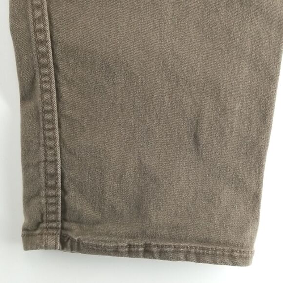 Dockers Jeans Men's Size 32x32 Athletic Fit Tan 5 Pocket Button Zip Closure - Picture 8 of 10
